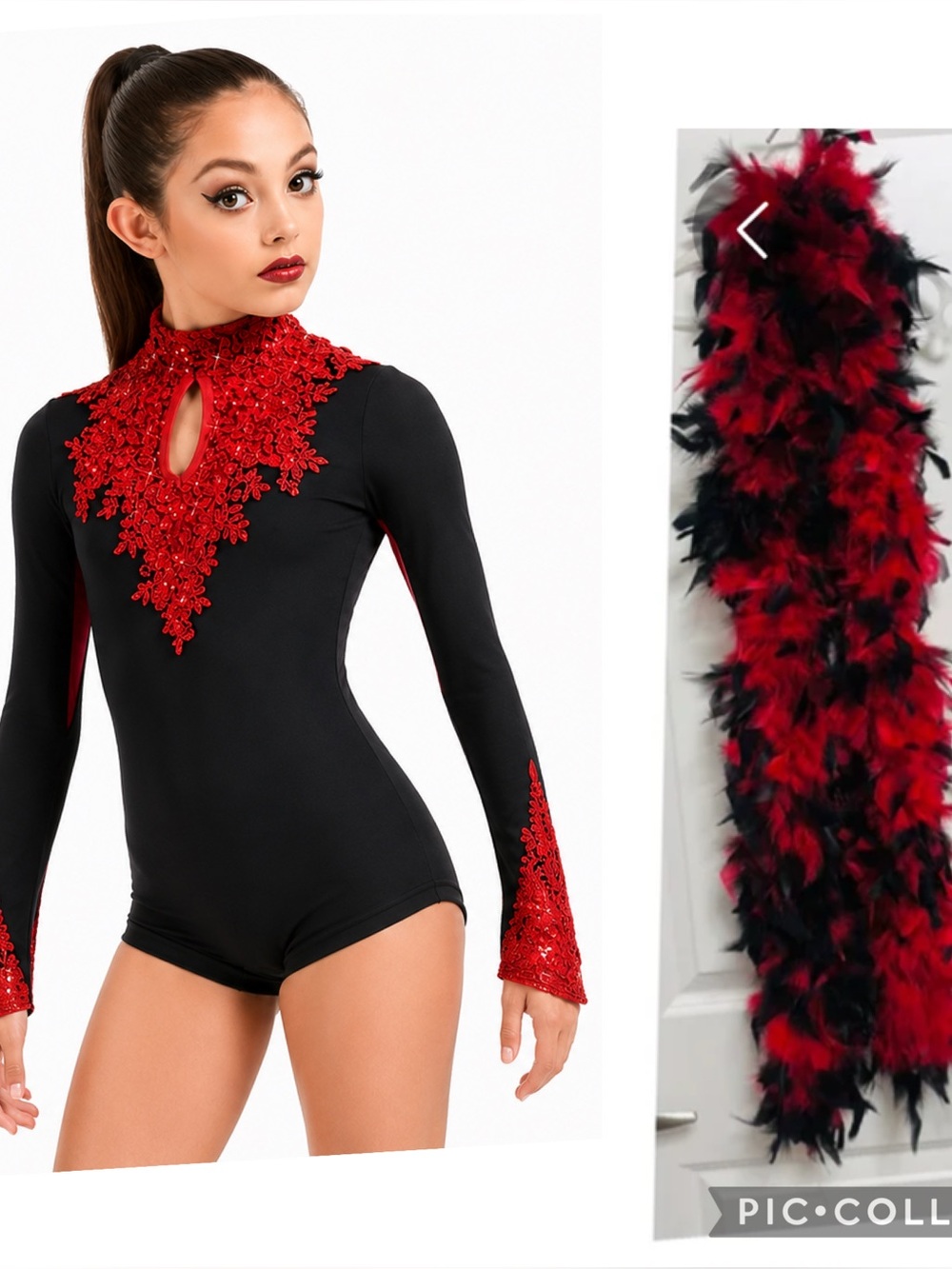 WEISSMAN HALLOWED GROUND DANCE COSTUME Girls Medium • Style 11084